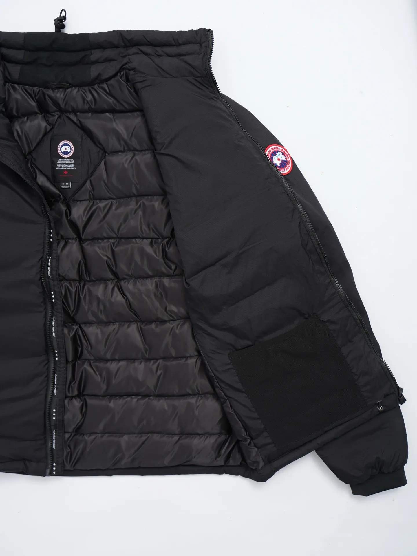 P940 CANADA GOOSE Canada Goose Lodge Men's Down Jacket Large Goose Down Jacket 5079M Black (Red Label)